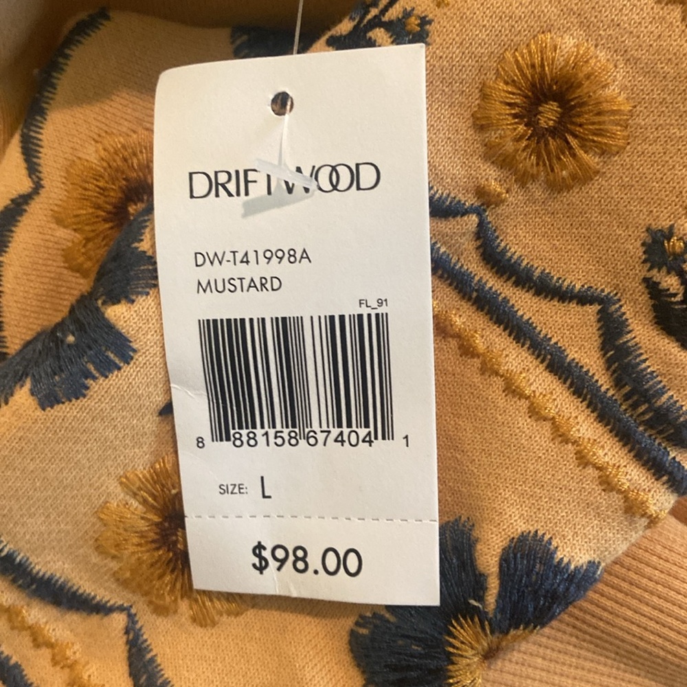 NWT Free People x Driftwood Henley Sweatshirt - Picture 6 of 7